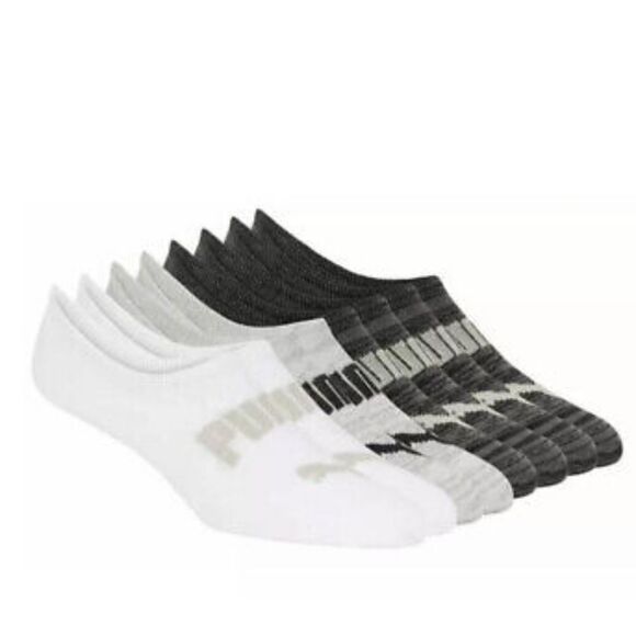 Puma Accessories - 8 Pair PUMA Ladies No Show Sneaker Liner